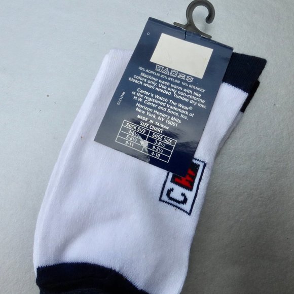 Carters White Womens Ankle Socks Ladies Size 9-11 - Picture 9 of 9